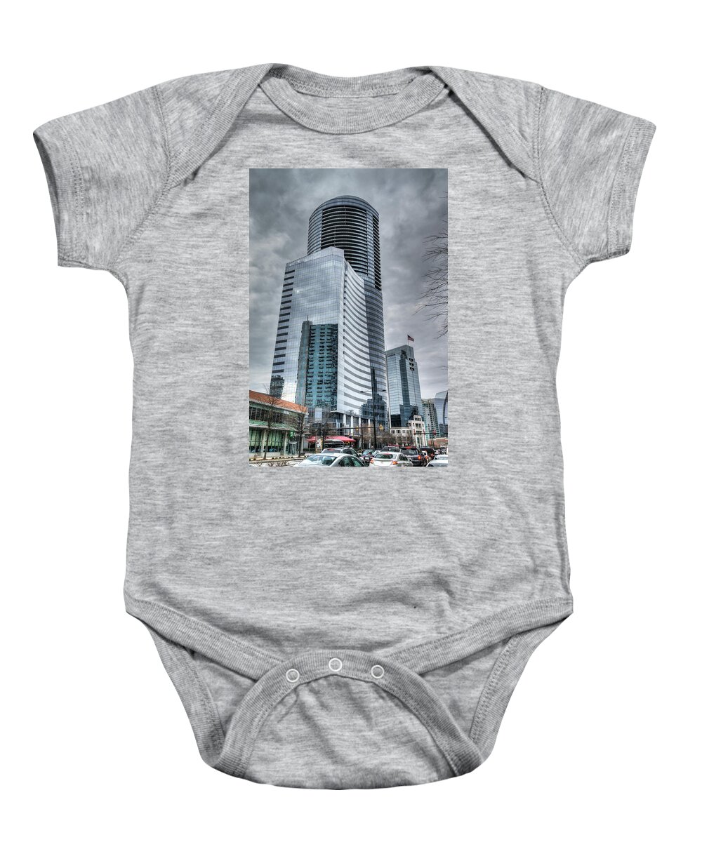 3344 Peachtree Baby Onesie featuring the photograph Sovereign Luxery Condos by Brett Engle