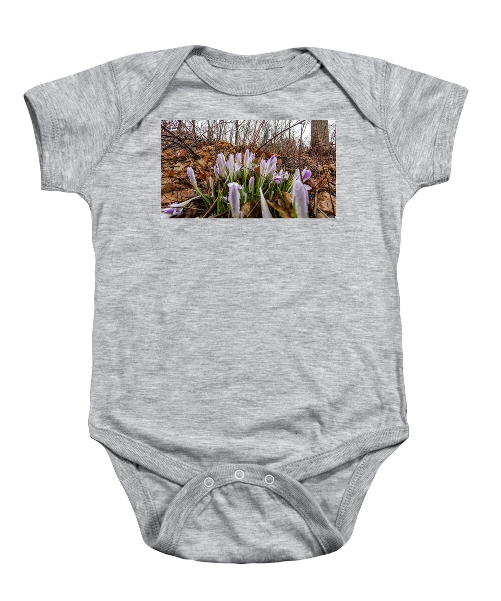 Lenstagger Baby Onesie featuring the photograph Spring arrival by SAURAVphoto Online Store