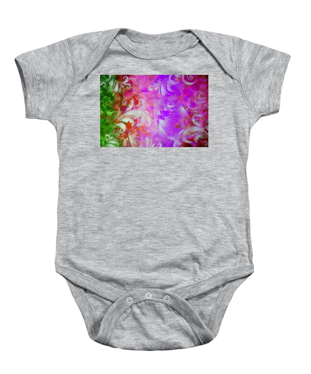 Wispy Baby Onesie featuring the painting Springtime by Jan Marvin by Jan Marvin