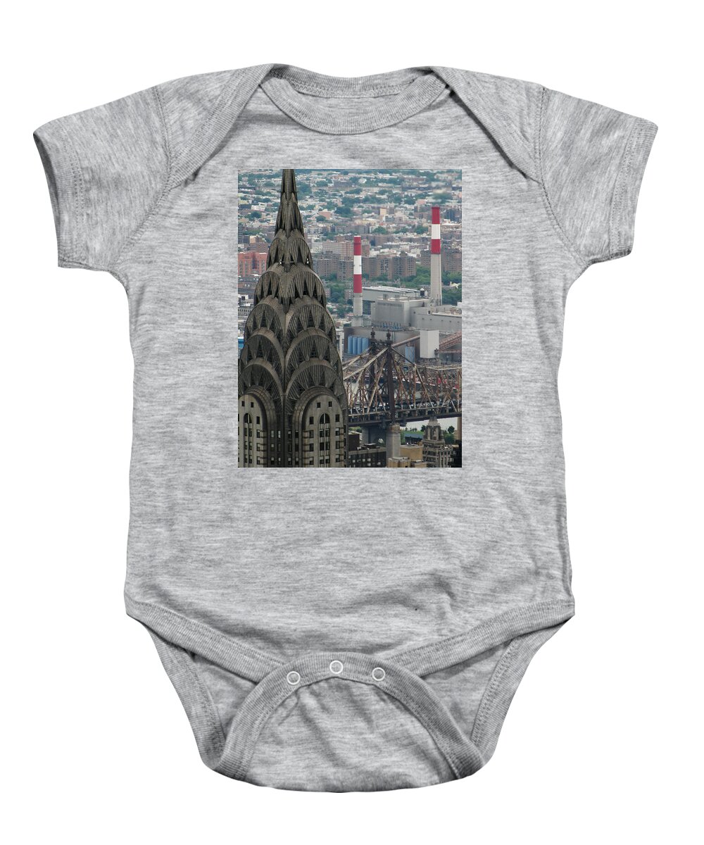 United States Baby Onesie featuring the photograph Stainless Steel by Darin Volpe