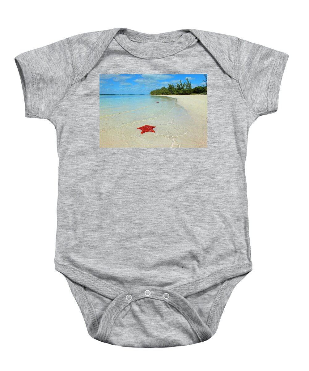 Duane Mccullough Baby Onesie featuring the photograph Starfish 5 of Bottom Harbour Sound by Duane McCullough