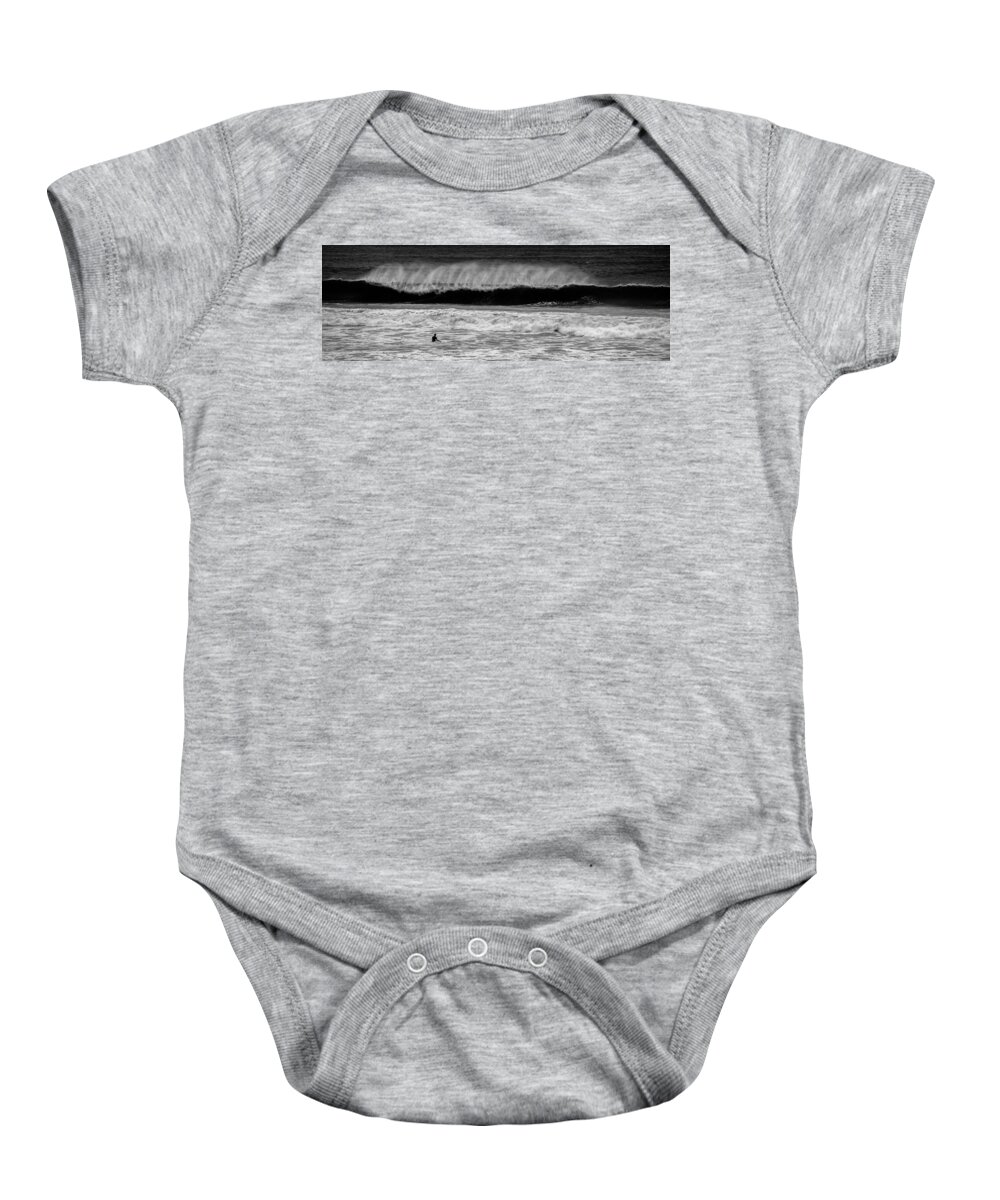 Surf Baby Onesie featuring the photograph Surf Dude by Nigel R Bell