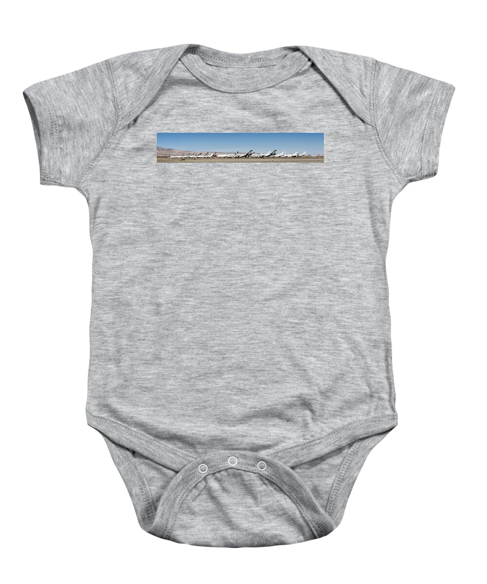 Airports Baby Onesie featuring the photograph The Boneyard by Jim Thompson