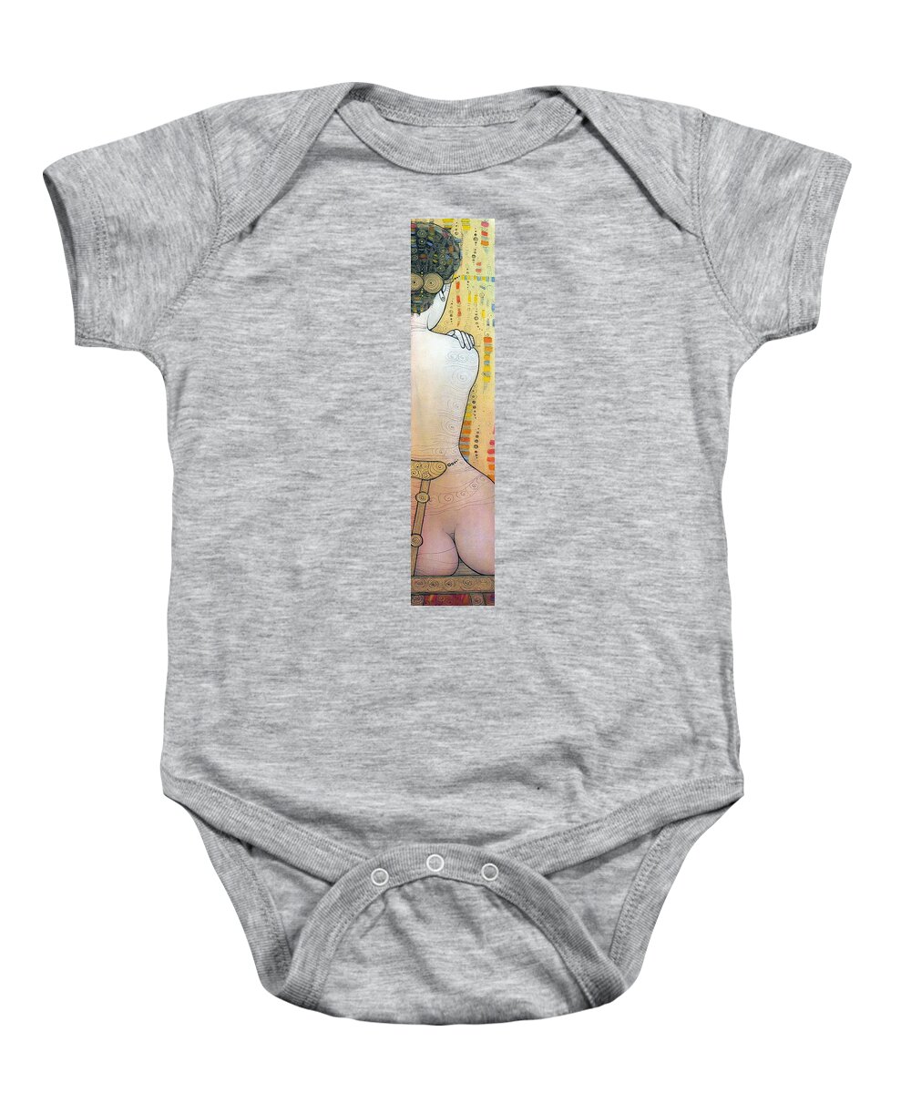 Albena Baby Onesie featuring the painting The chair by Albena Vatcheva