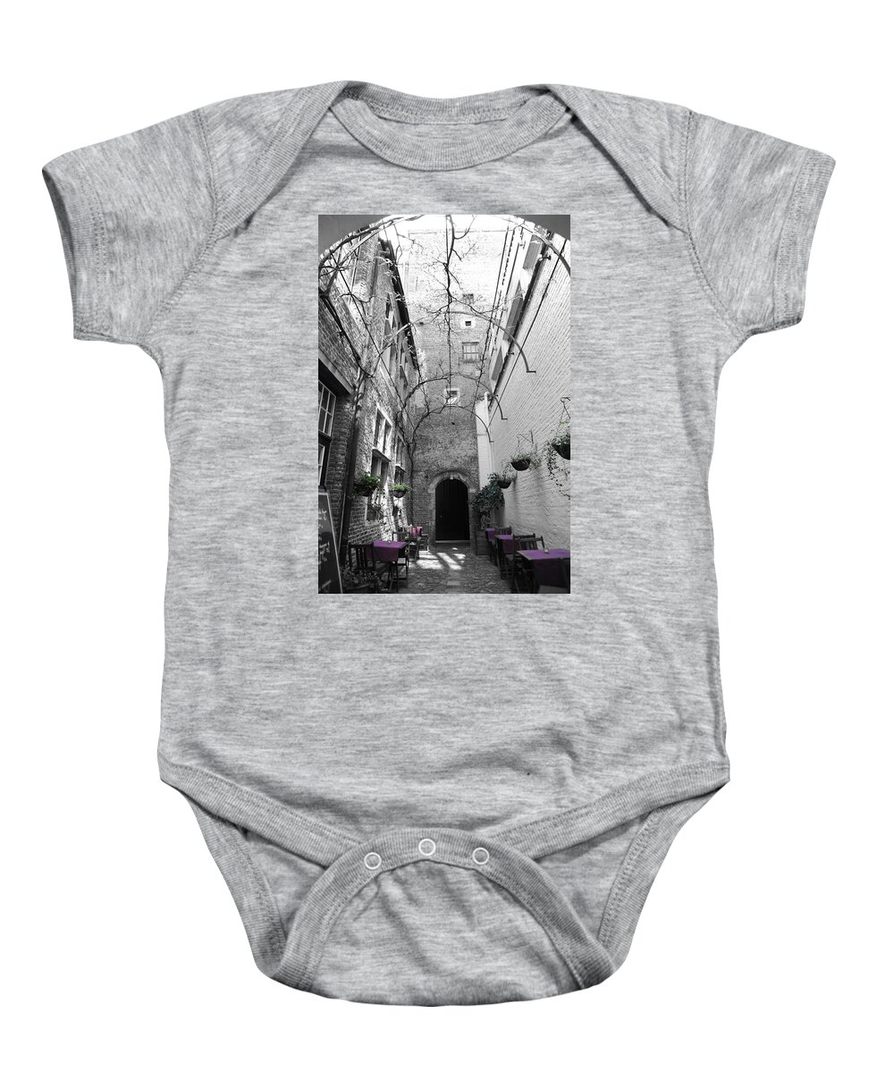 Antwerp Baby Onesie featuring the photograph The Color Purple by Richard Gehlbach