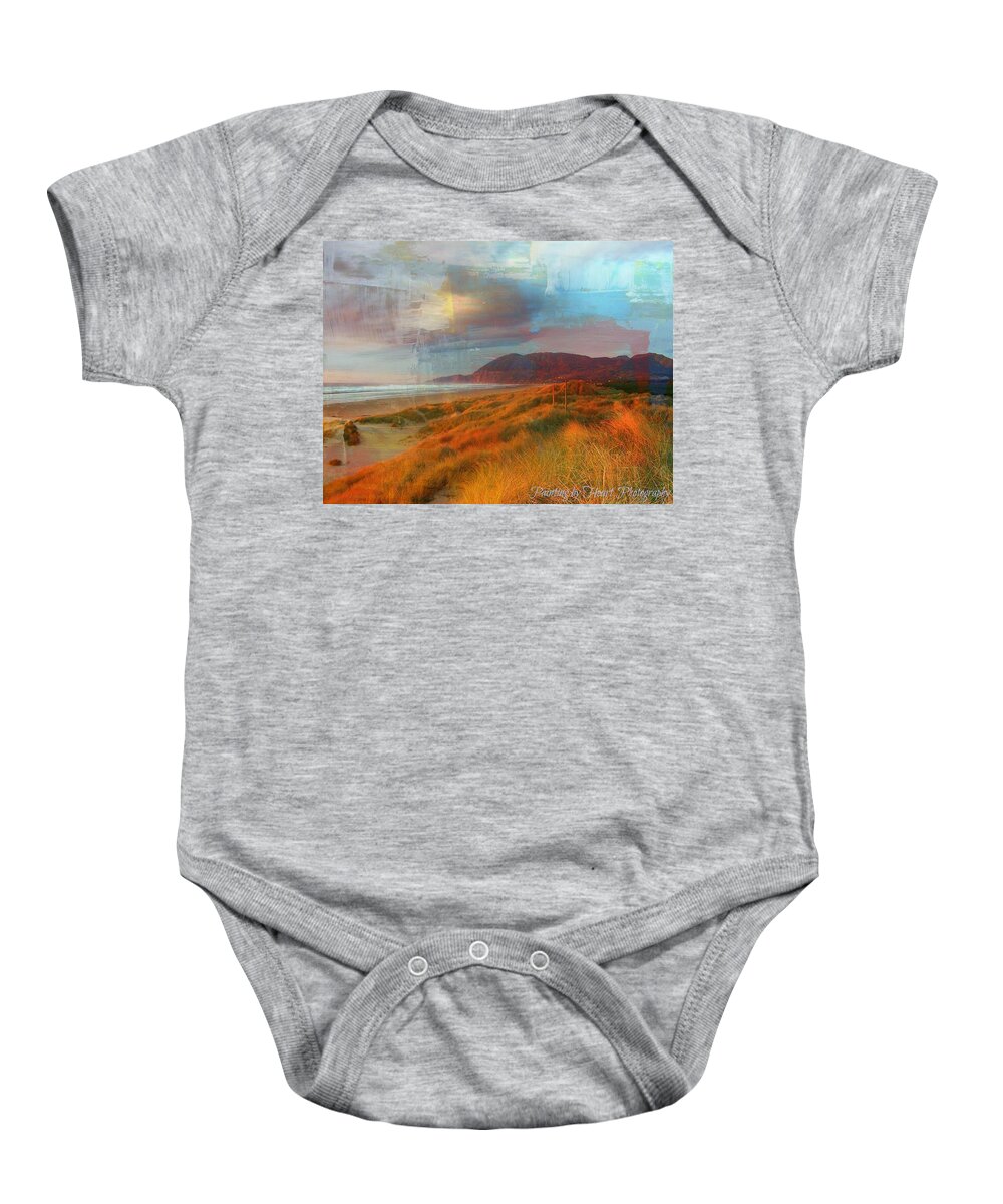 Nature Baby Onesie featuring the photograph The Elk Trail by Deahn Benware