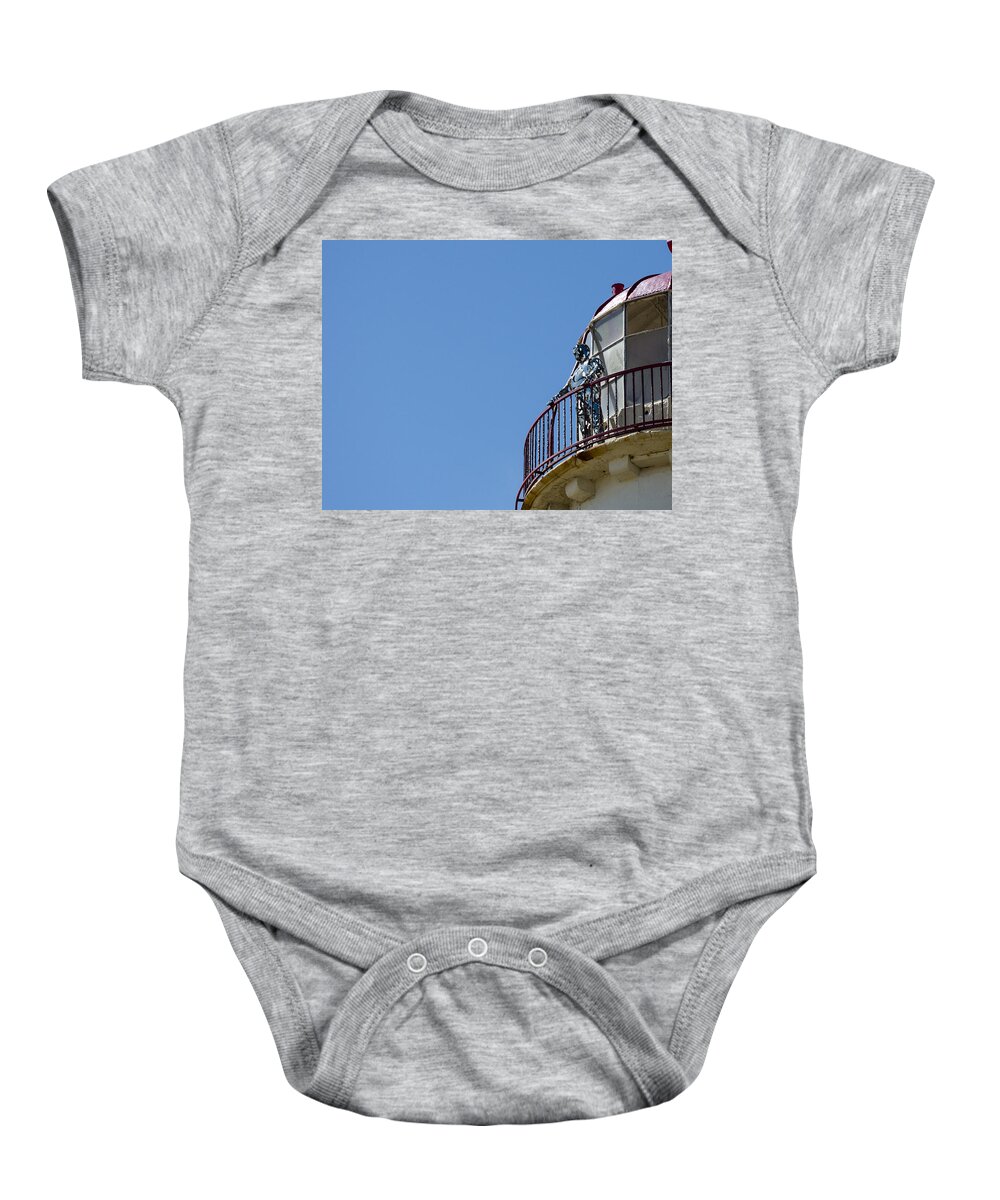 Flintshire Baby Onesie featuring the photograph The Silver Man by Spikey Mouse Photography