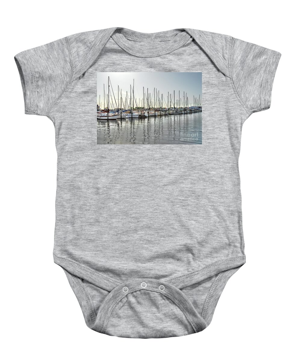 Boats Baby Onesie featuring the photograph The Trail To Water by Anthony Wilkening