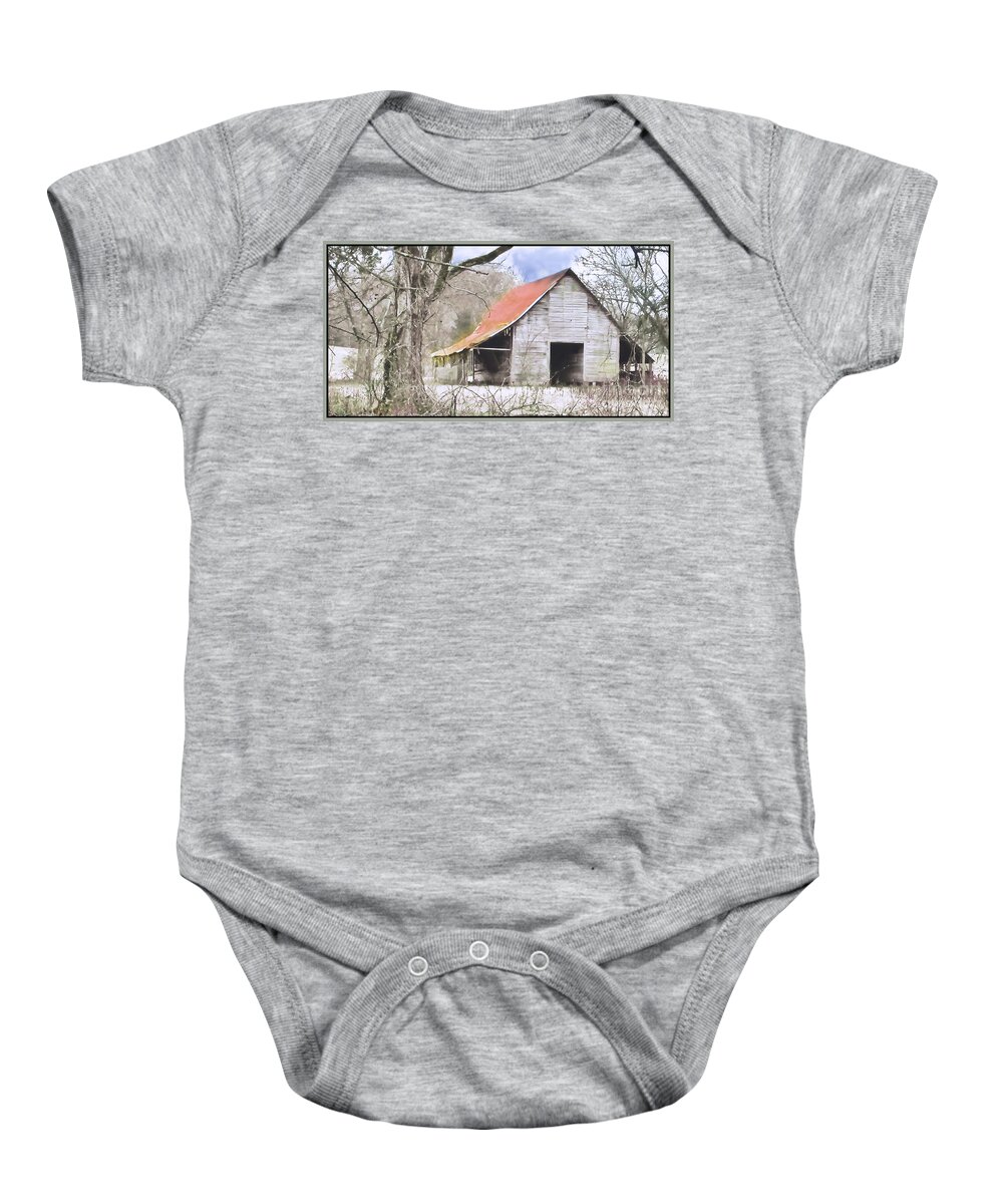 Barn Baby Onesie featuring the photograph Timeless by Betty LaRue