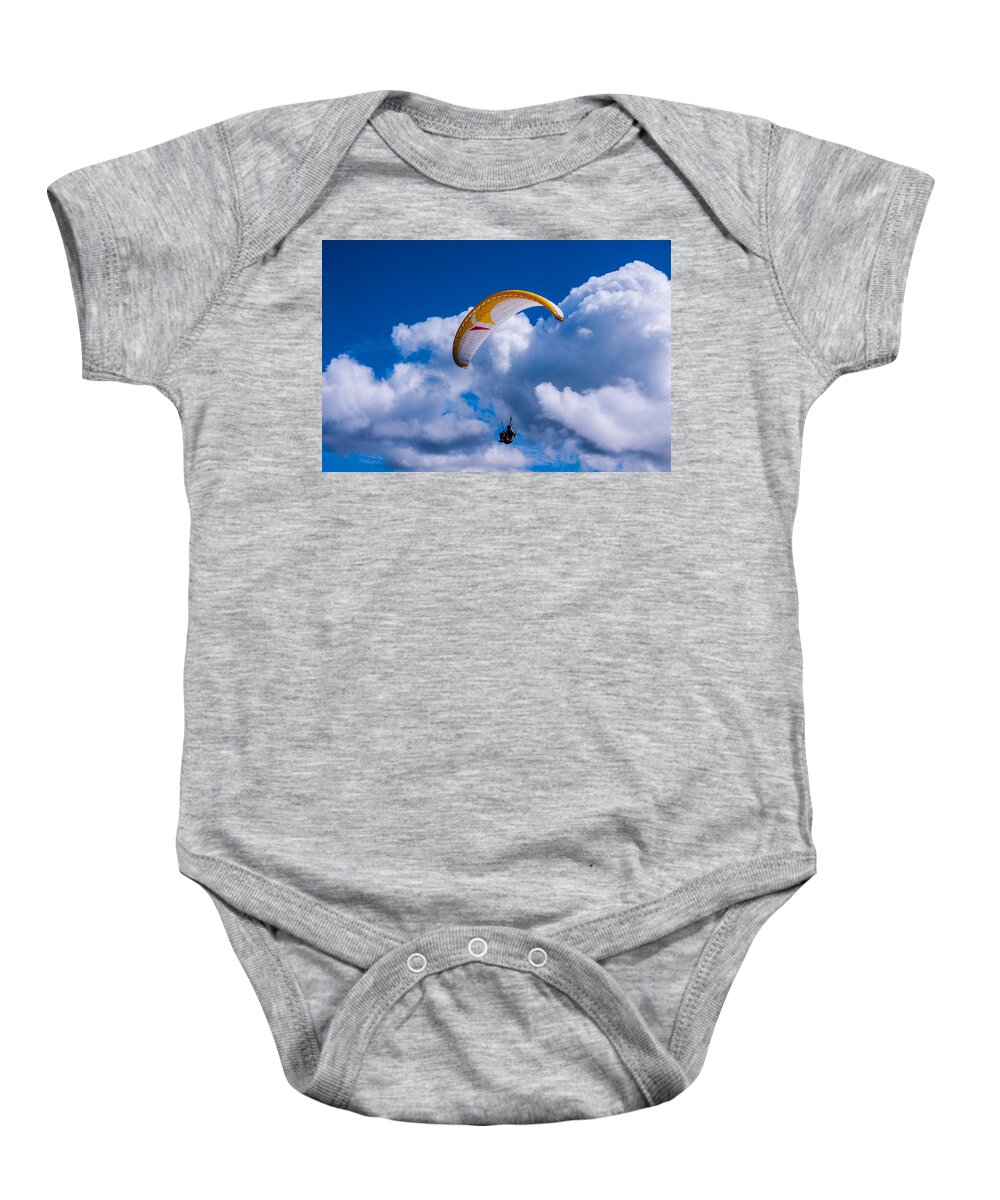 Canvas Print Baby Onesie featuring the photograph Touch the Sky by Harry Spitz