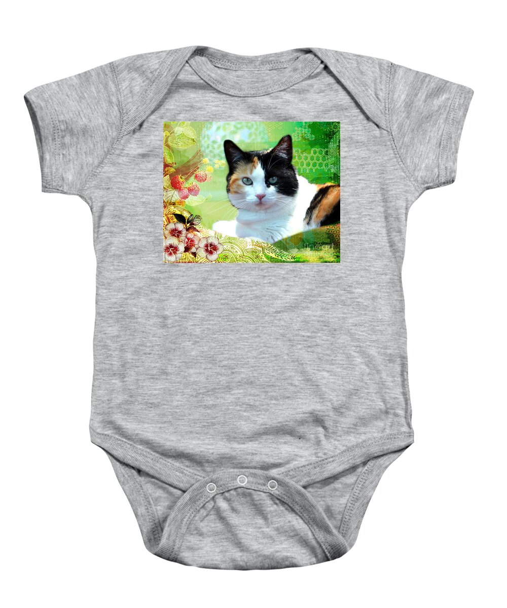Linda Cox Baby Onesie featuring the photograph Trixie by Linda Cox