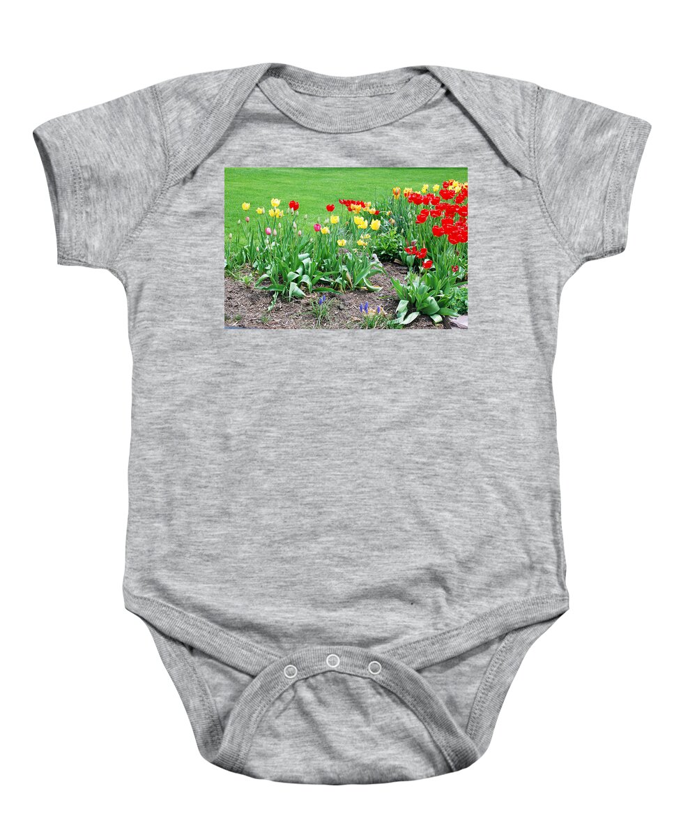 Tulip Baby Onesie featuring the photograph Tulips by Aimee L Maher ALM GALLERY