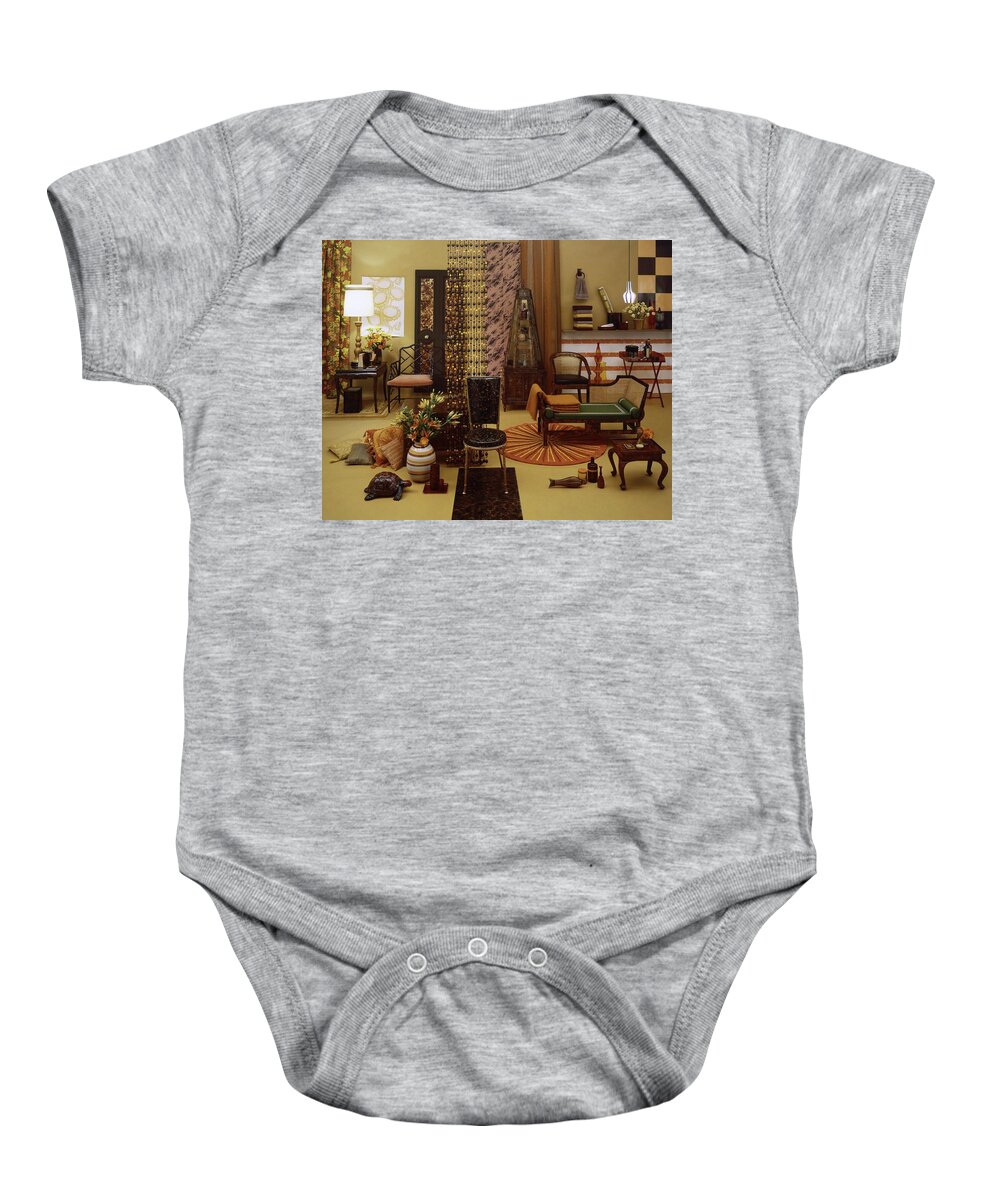 Accessories Baby Onesie featuring the photograph Various Tortoise Shell Furniture And Accessories by Tom Yee