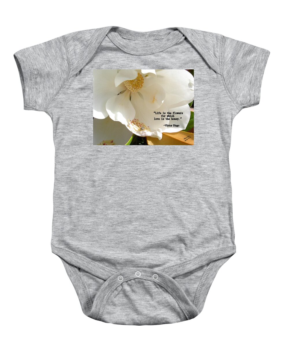 Flower Photograph Baby Onesie featuring the photograph Victor Hugo 2 by Michele Penn