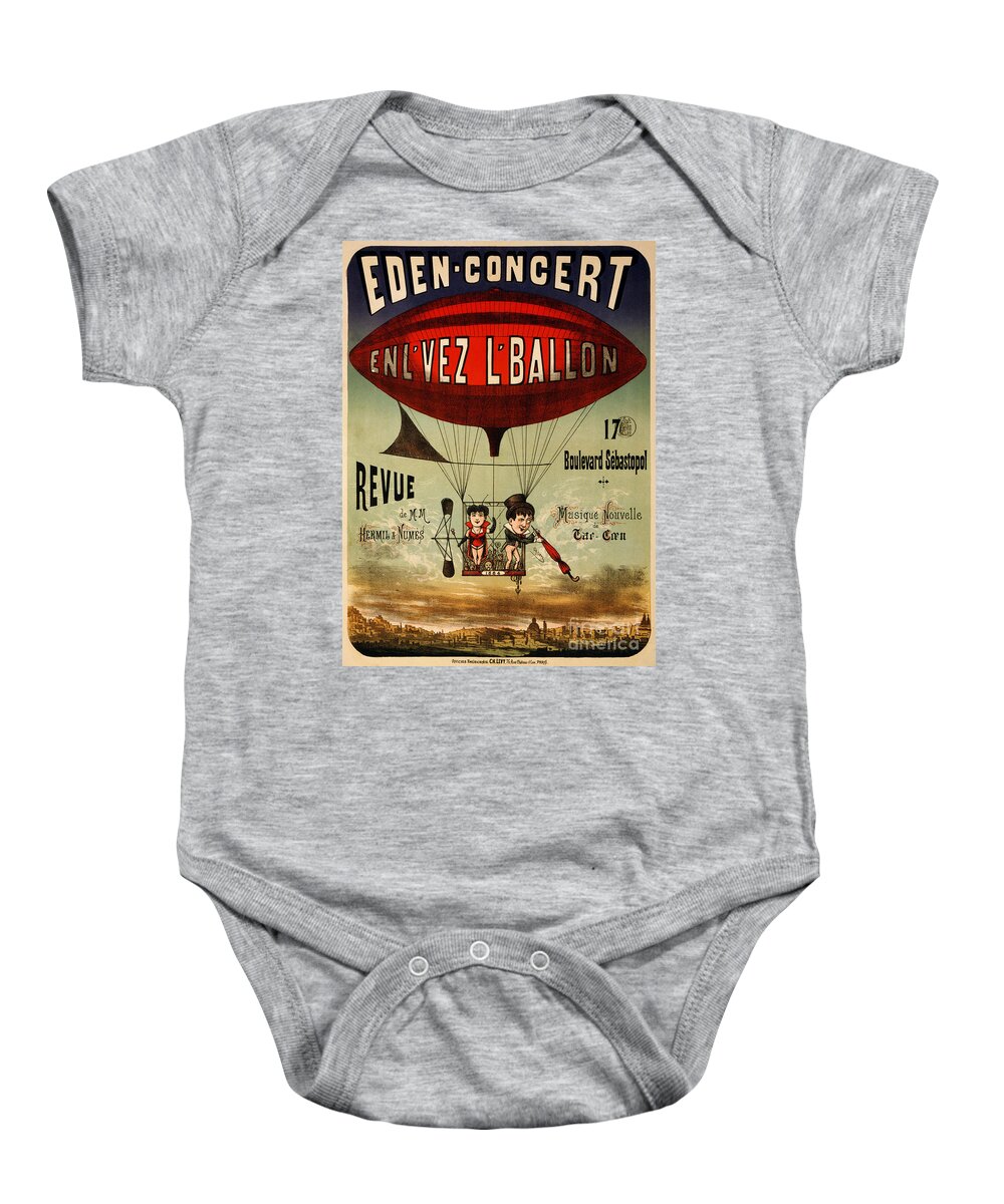 Entertainment Baby Onesie featuring the photograph Vintage Nostalgic Poster - 8030 by Wingsdomain Art and Photography