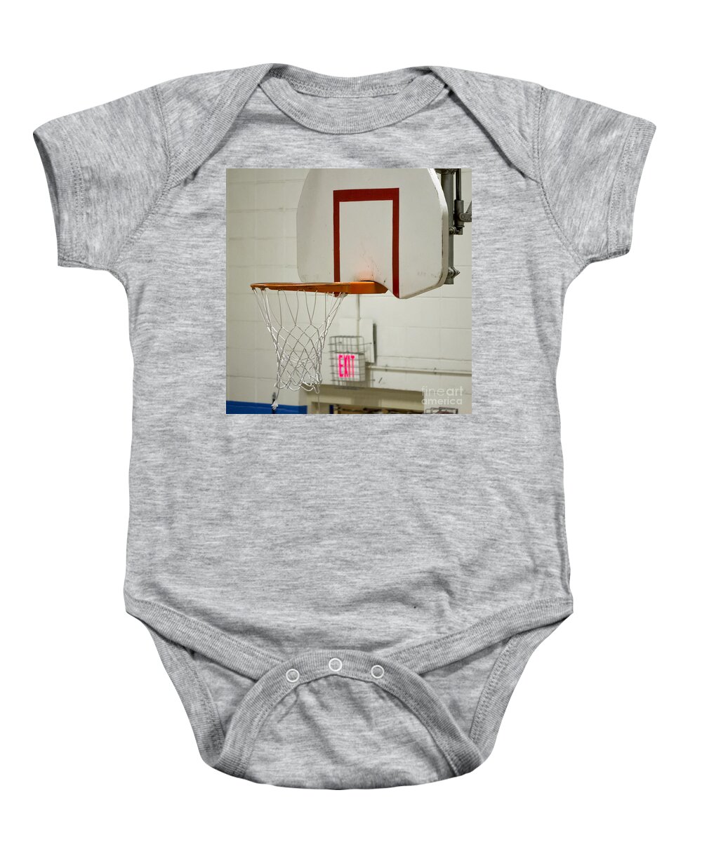 Cherokee Baby Onesie featuring the photograph Waiting for the ball by Steven Ralser