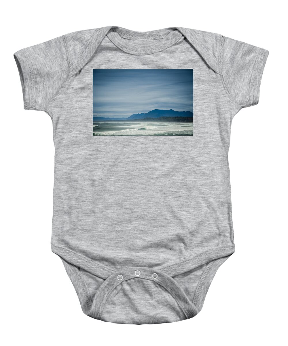 West Coast Baby Onesie featuring the photograph West Coast Exposure by Roxy Hurtubise