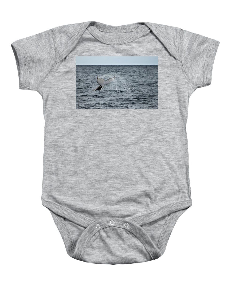 Whale Baby Onesie featuring the photograph Whale of a time by Miroslava Jurcik