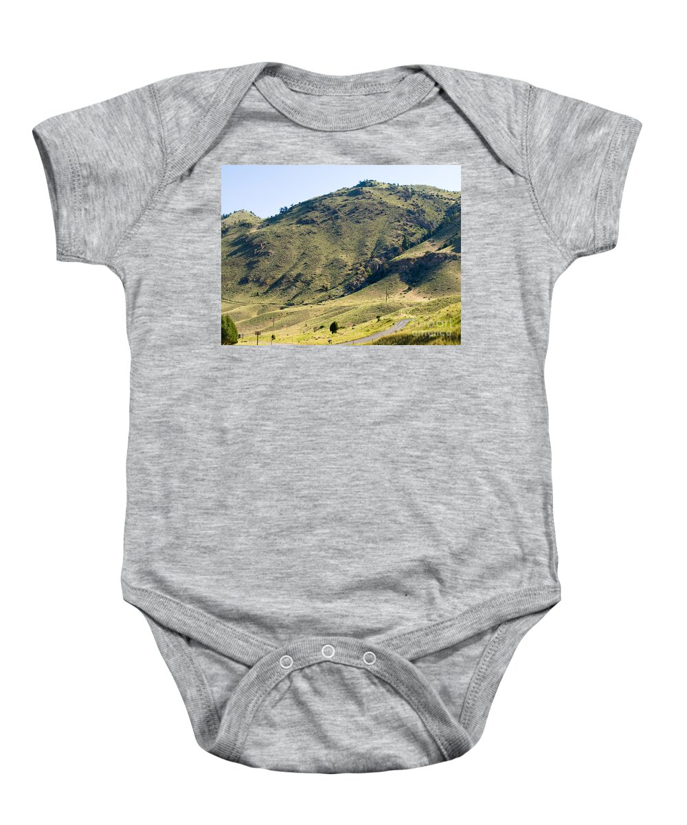 Montana Baby Onesie featuring the photograph Winding Road by Tara Lynn