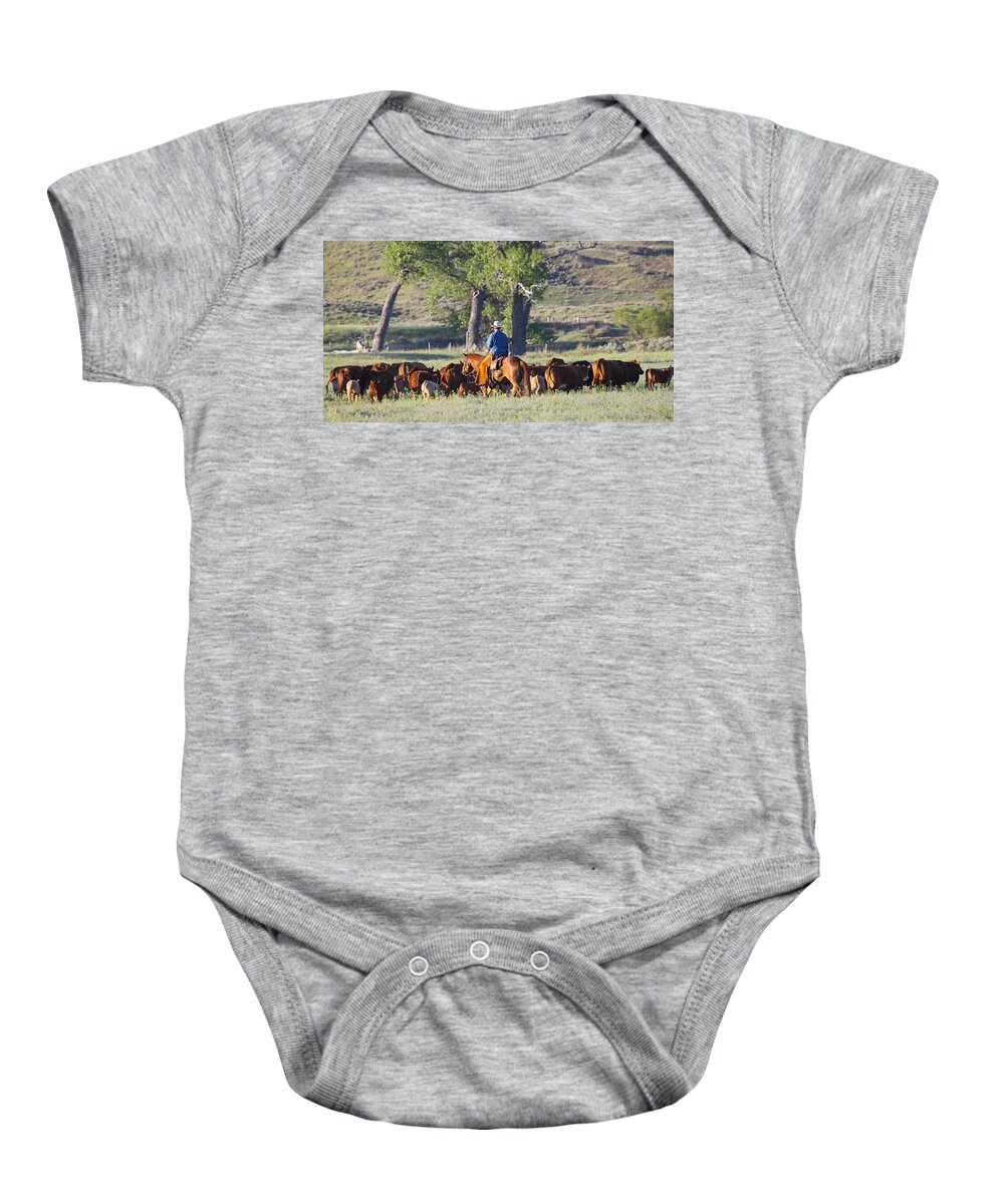 Wyoming 2014 Baby Onesie featuring the photograph Wyoming Country by Diane Bohna