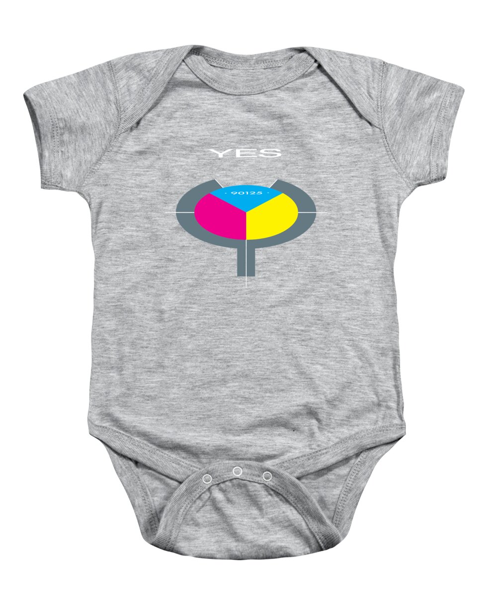  Baby Onesie featuring the digital art Yes - 90125 by Brand A