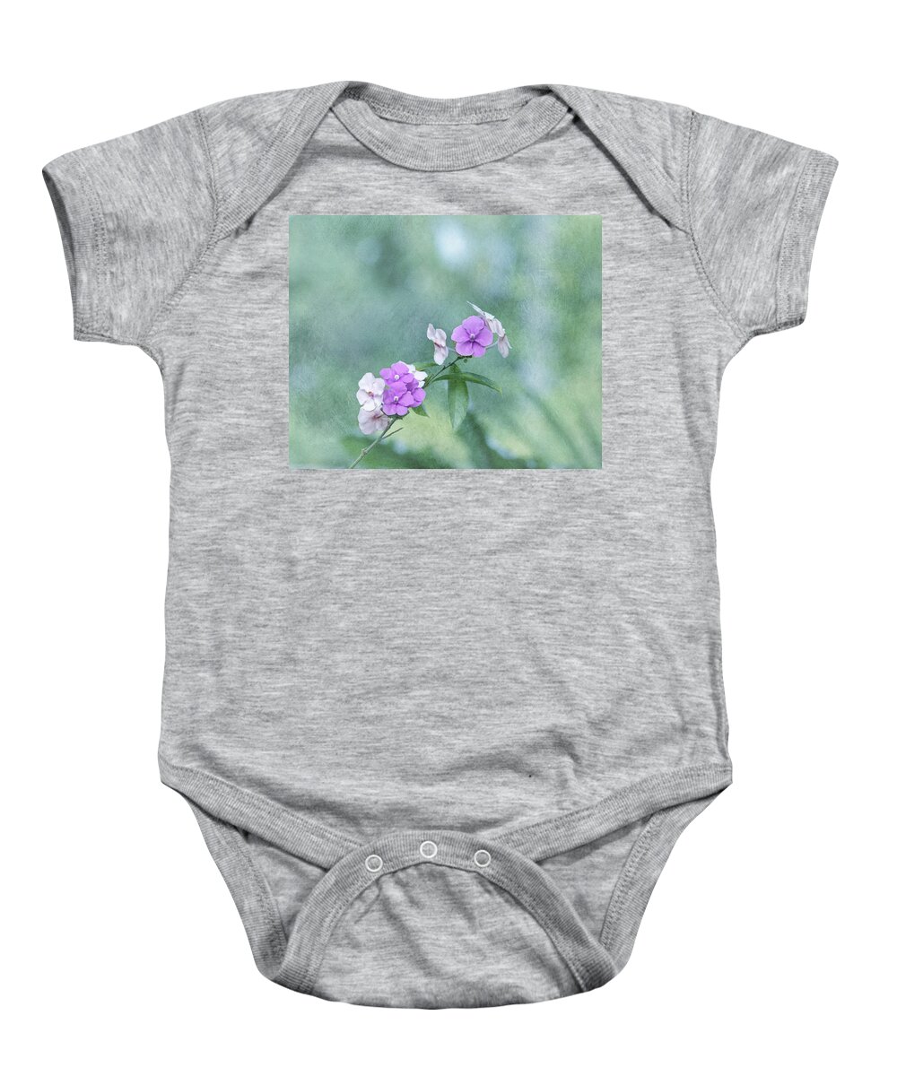 Flower Baby Onesie featuring the photograph Yesterday Today and Tomorrow by Kim Hojnacki