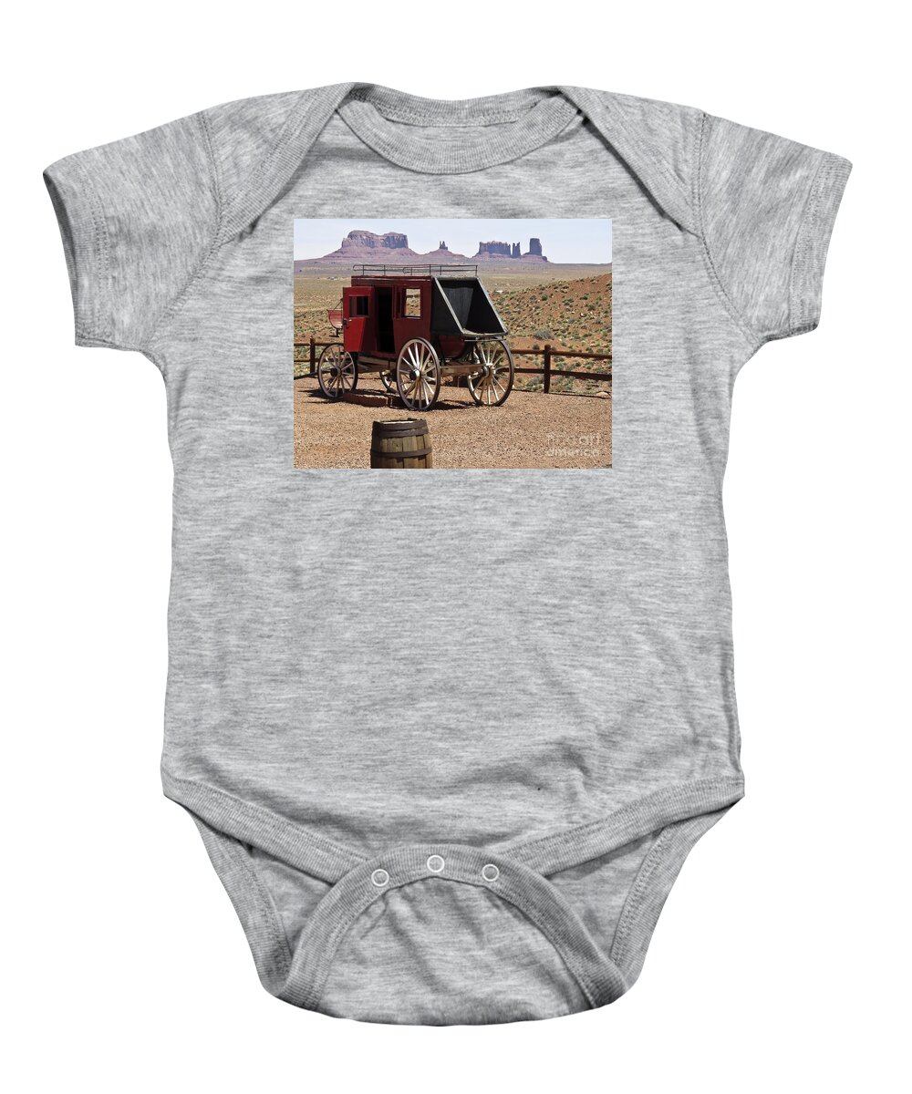 Arizona Baby Onesie featuring the photograph Your Carriage Awaits by Kathy McClure
