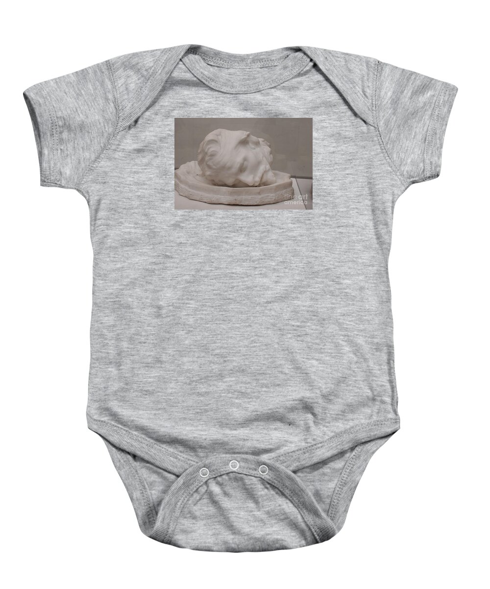 California Baby Onesie featuring the digital art Legion of Honor Museum San Francisco #10 by Carol Ailles