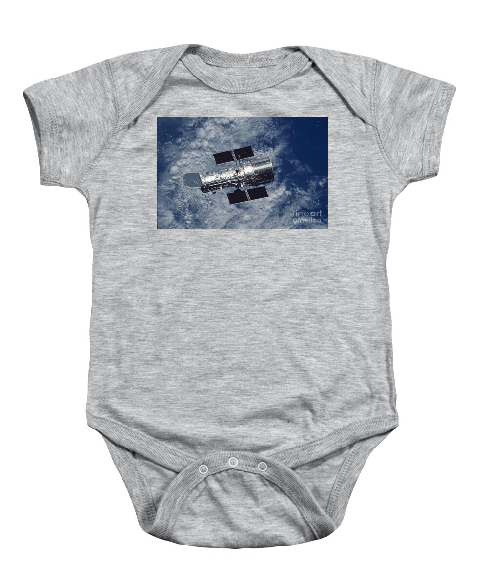 Hubble Baby Onesie featuring the photograph Hubble Space Telescope #8 by Nasa