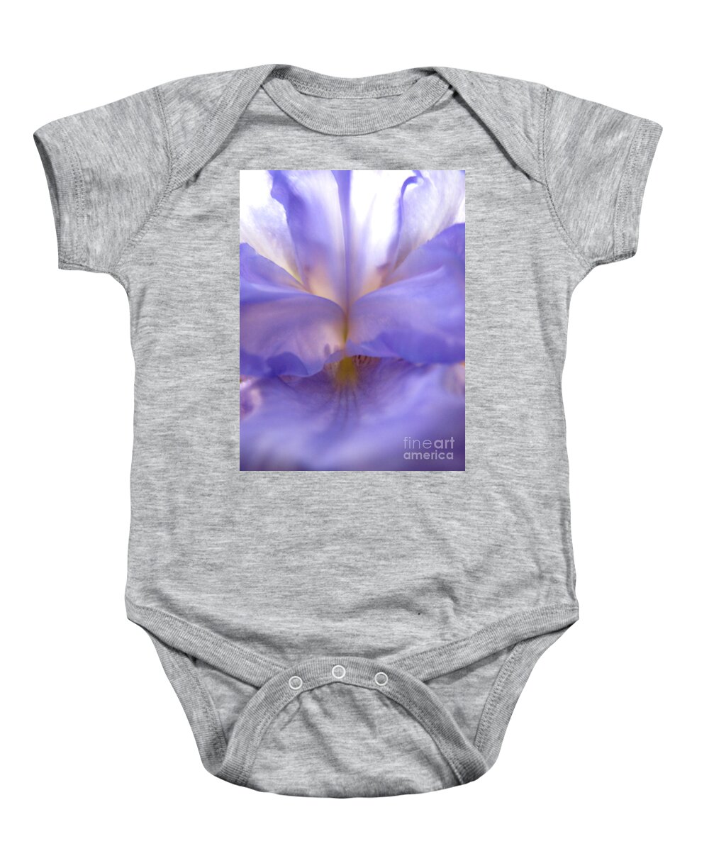 Iris Baby Onesie featuring the photograph Alluring by Stacey Zimmerman