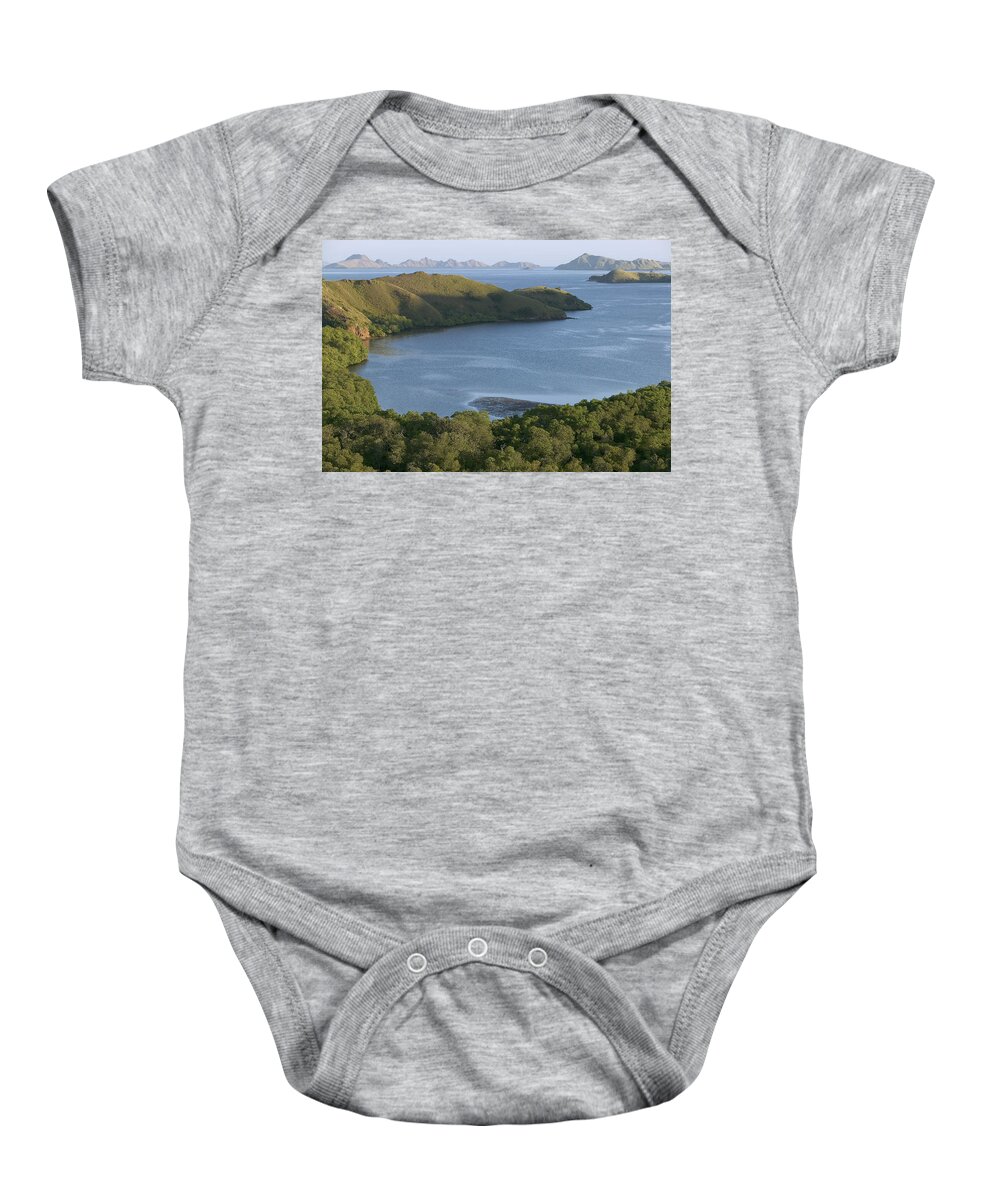 Mp Baby Onesie featuring the photograph Bay And Outlying Islands Off Rinca by Cyril Ruoso