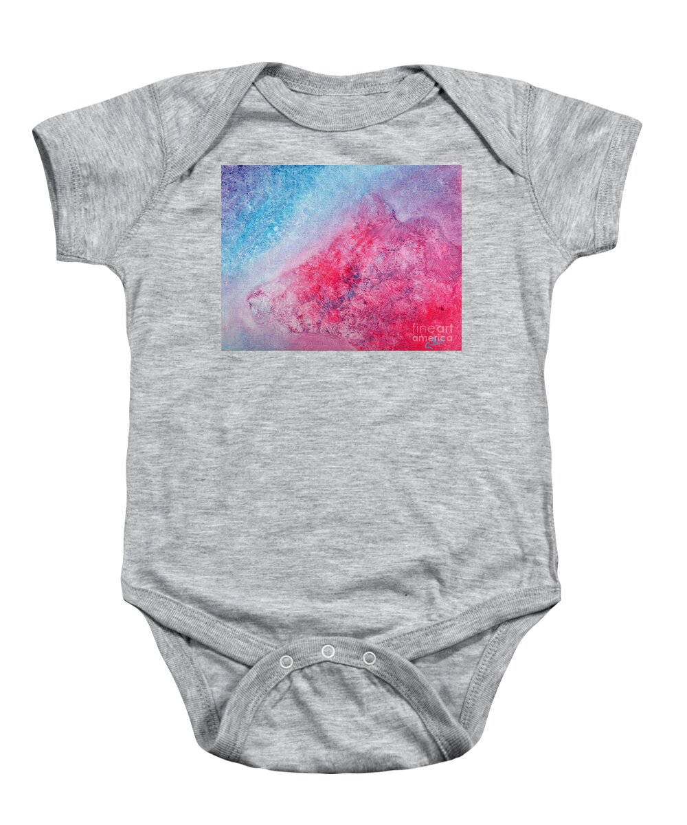Bear Baby Onesie featuring the painting Beautiful Bear by Claire Bull