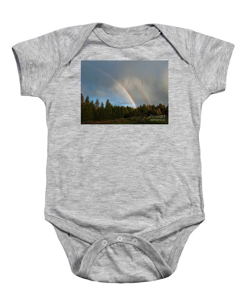 Rainbow Baby Onesie featuring the photograph Double Blessing by Cheryl Baxter