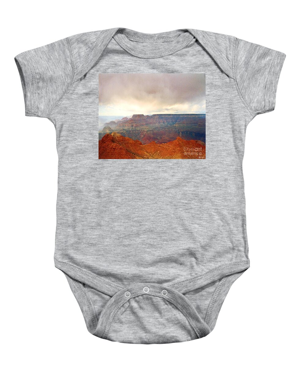 Grand Canyon Baby Onesie featuring the photograph Grand Grand Canyon by Lizi Beard-Ward
