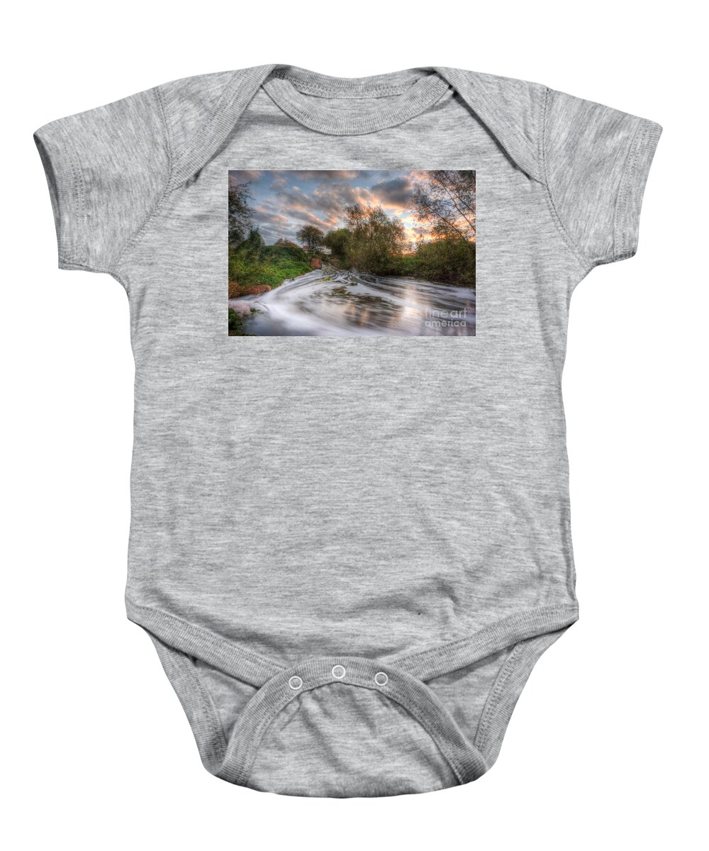 Hdr Baby Onesie featuring the photograph Gush Forth 2.0 by Yhun Suarez