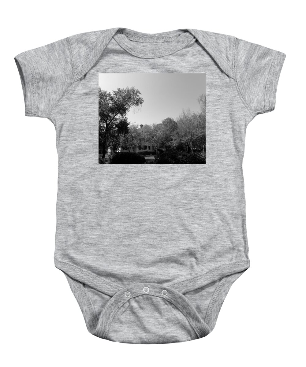 Historical Baby Onesie featuring the photograph Historical 1800s home in Corolla NC by Kim Galluzzo