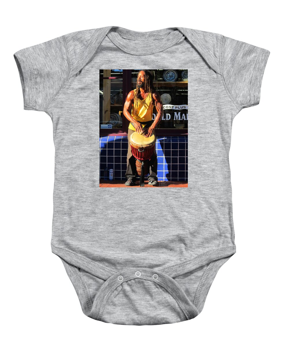 Drums Baby Onesie featuring the photograph Ngoki by Steve Fields
