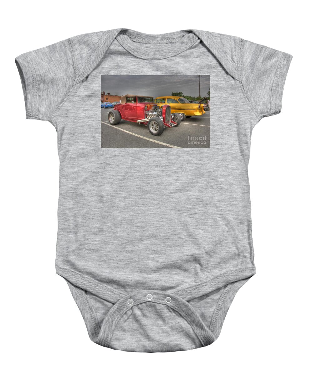American Baby Onesie featuring the photograph Old Time Parking Lot II by Lee Dos Santos