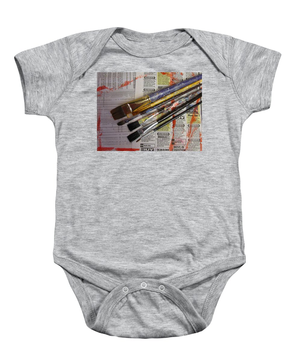 Photo Baby Onesie featuring the photograph Open House Reduced by Anita Burgermeister