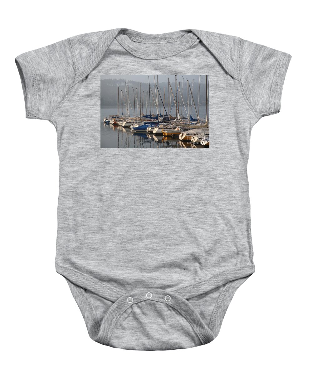 Landscape Baby Onesie featuring the photograph Sail Boats by Portraits By NC