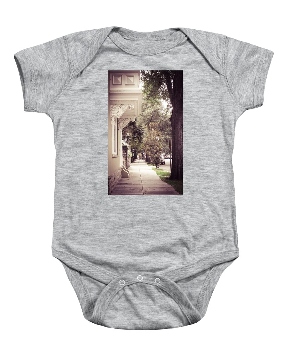 Charleston Baby Onesie featuring the photograph Southern Stroll by Jessica Brawley