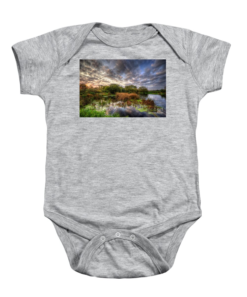 Hdr Baby Onesie featuring the photograph Swampy by Yhun Suarez