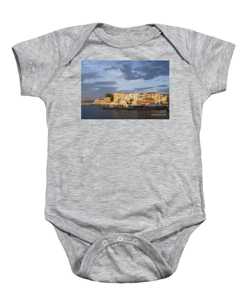 16th Baby Onesie featuring the photograph Venetian Harbor at Sunset by Gloria & Richard Maschmeyer