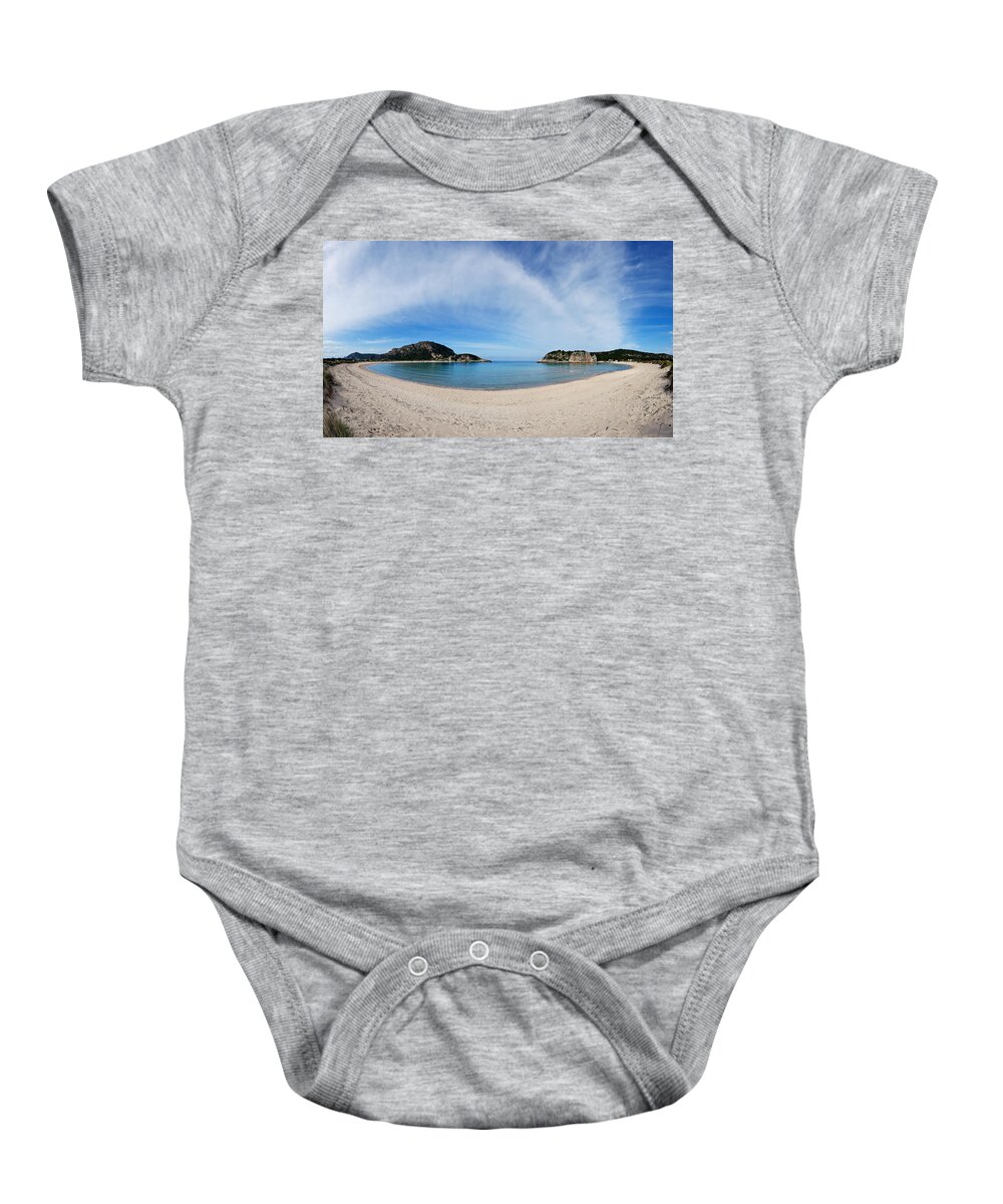 Bay Baby Onesie featuring the photograph Voidokoilia - Greece by Constantinos Iliopoulos