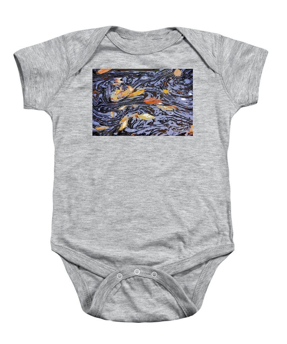 Water Baby Onesie featuring the photograph Water over the dam by Cindy Manero