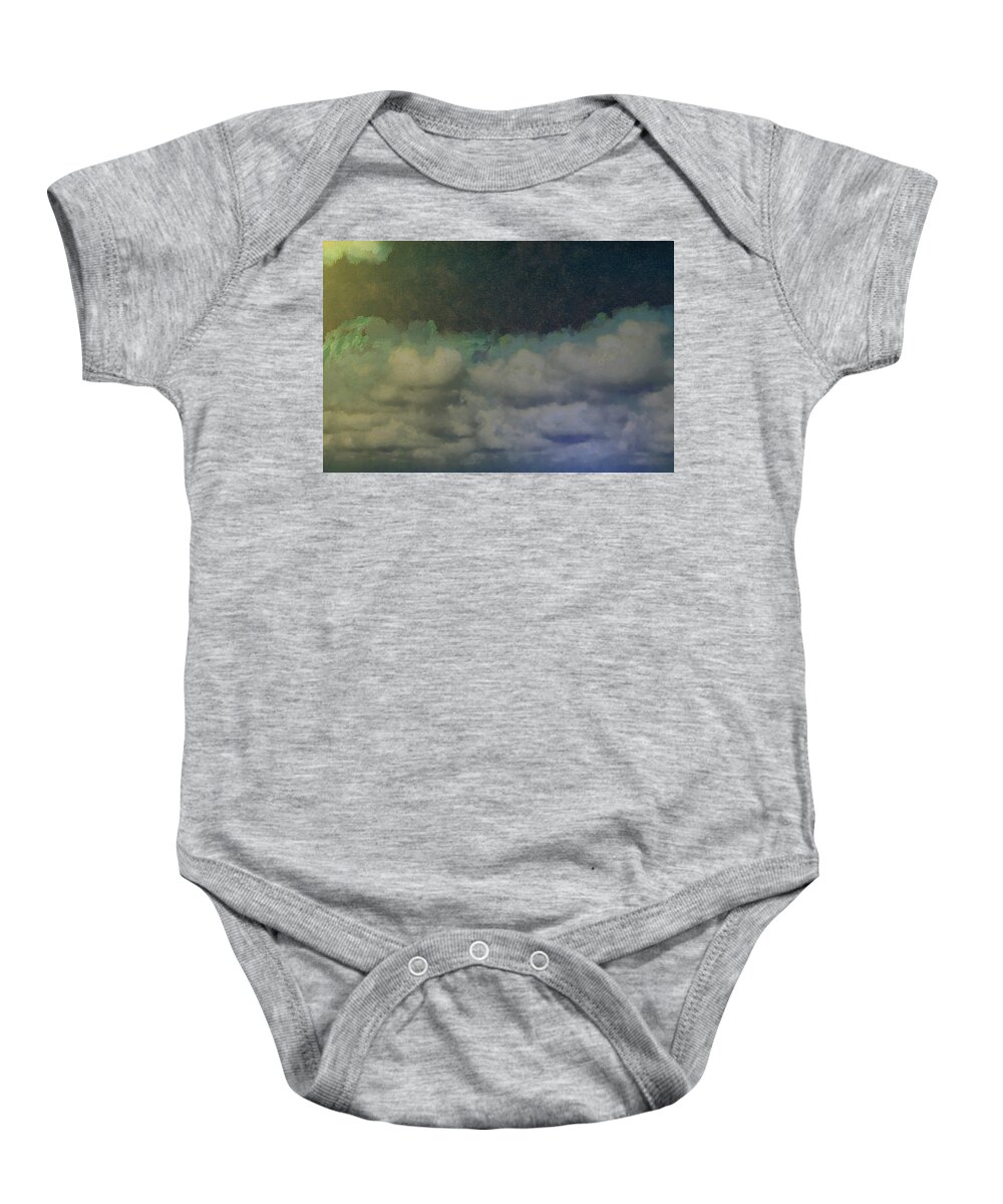 Storm Baby Onesie featuring the photograph Will be a storm by Michael Goyberg