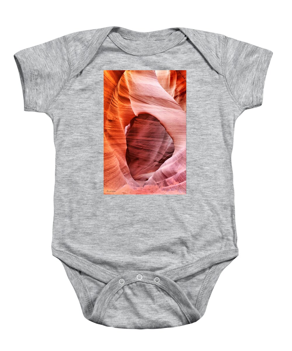 Wind Baby Onesie featuring the photograph Wind Tunnel by Farol Tomson