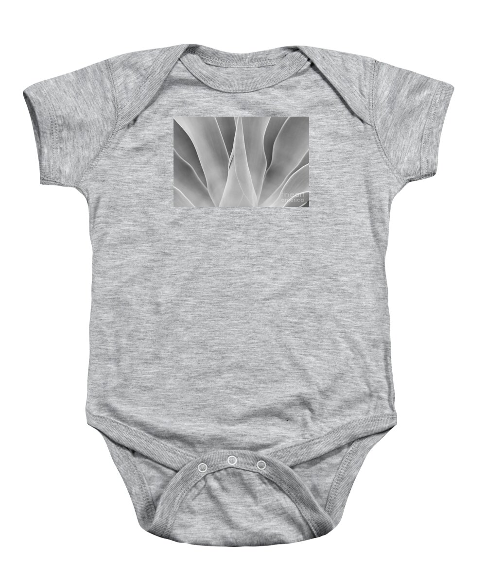 Zen Baby Onesie featuring the photograph Agave Waves by John F Tsumas