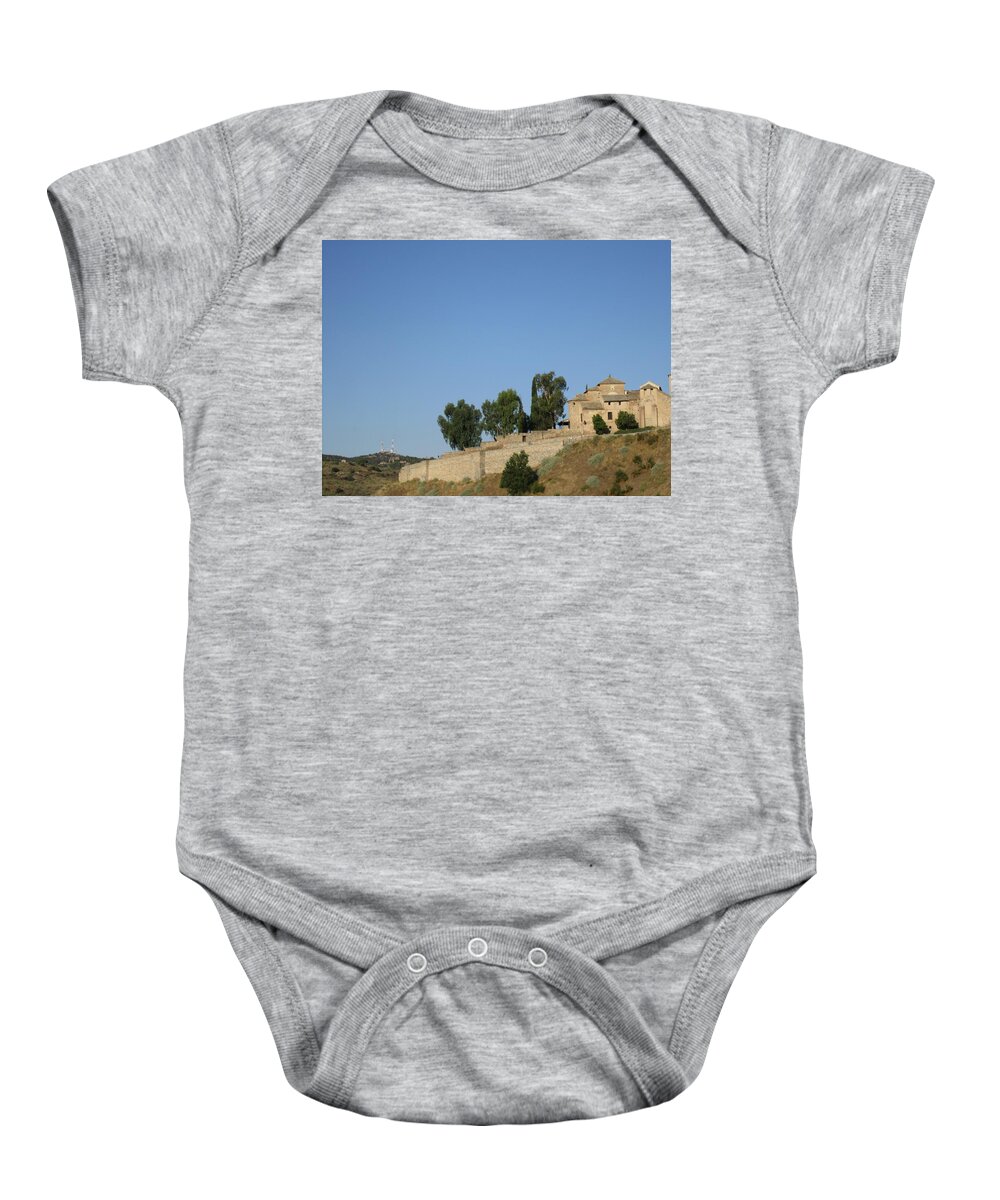 Toledo Baby Onesie featuring the photograph Ancient Toledo #1 by John Shiron