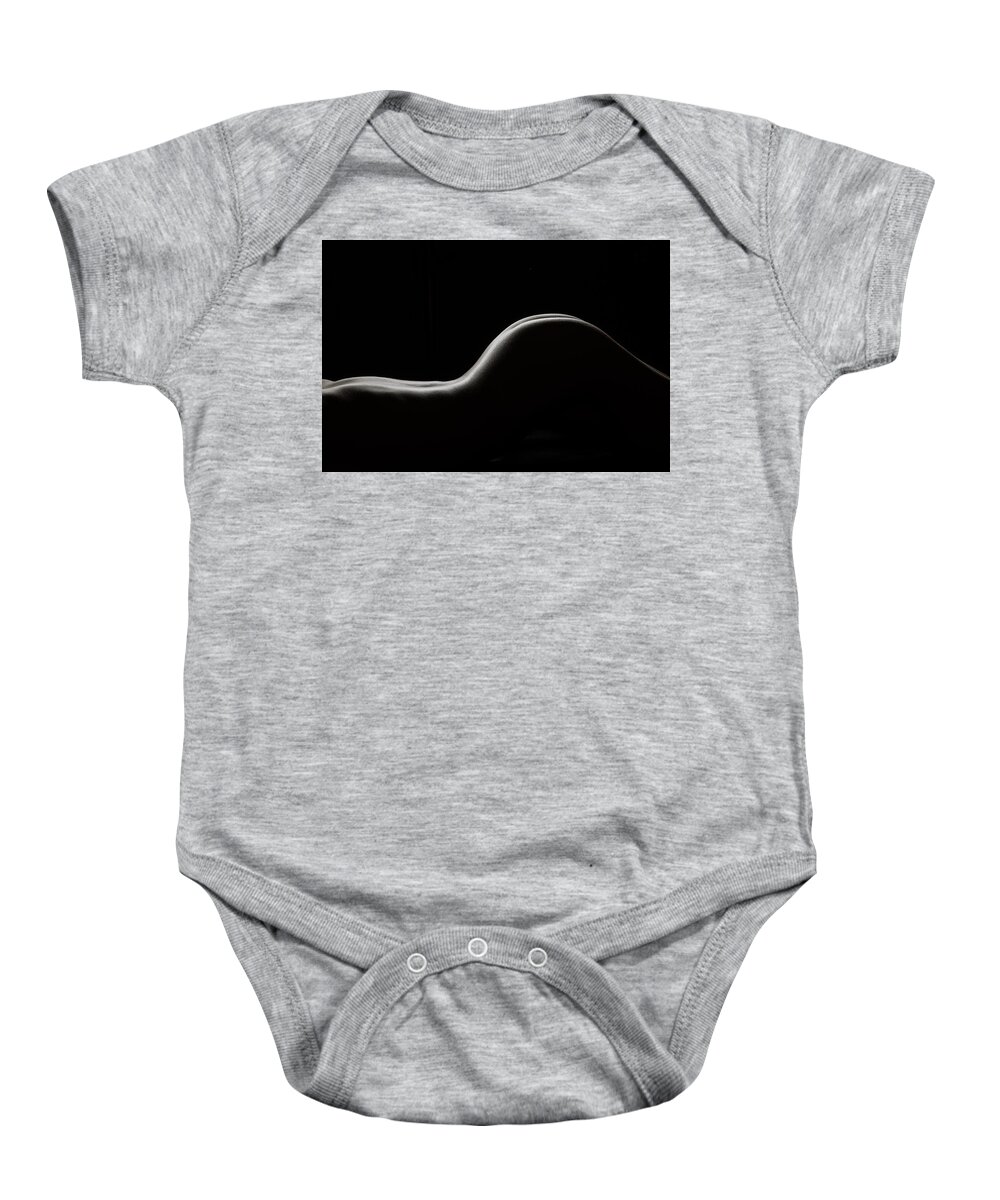 Nude Baby Onesie featuring the photograph Bodyscape 254 by Michael Fryd